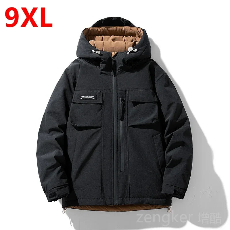 Plus size men's Waterproof Down Jacket