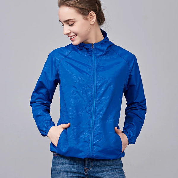 Women Waterproof Quick Dry Windbreaker