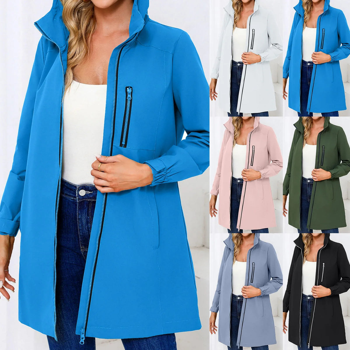 Women's Waterproof Trench Coat