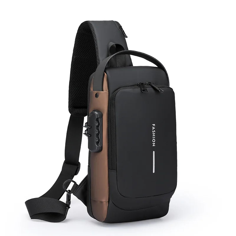 Anti Theft USB Shoulder Bag