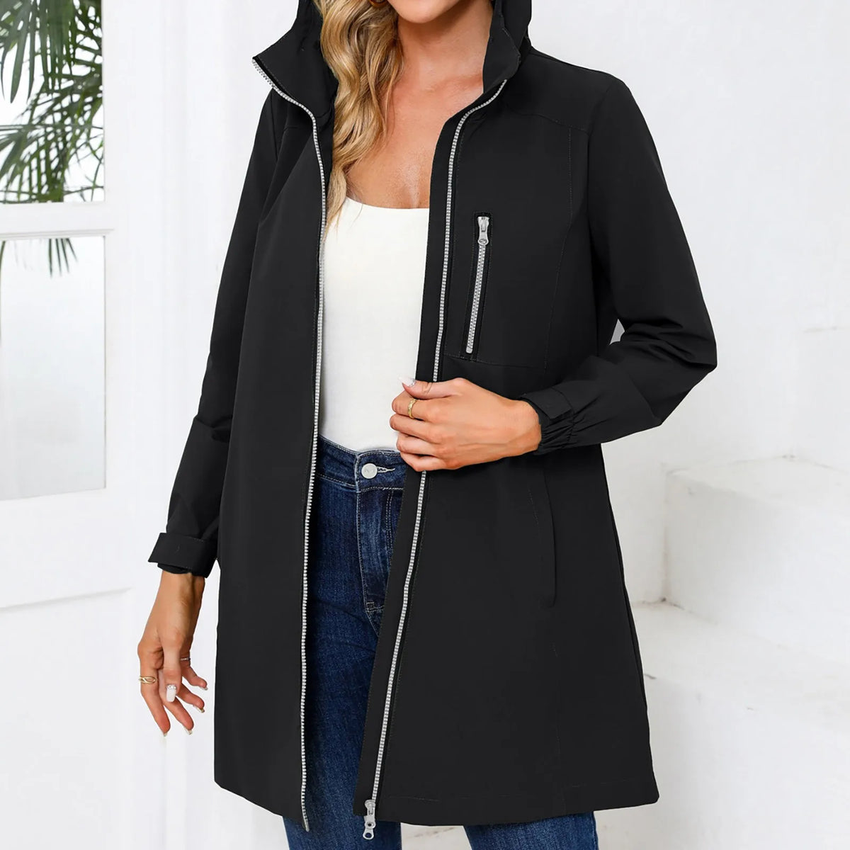 Women's Waterproof Trench Coat