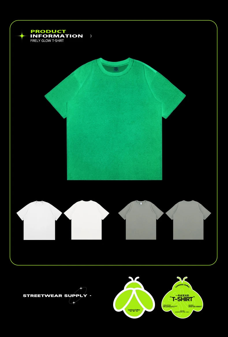 Glow-in-dark Cotton Tees