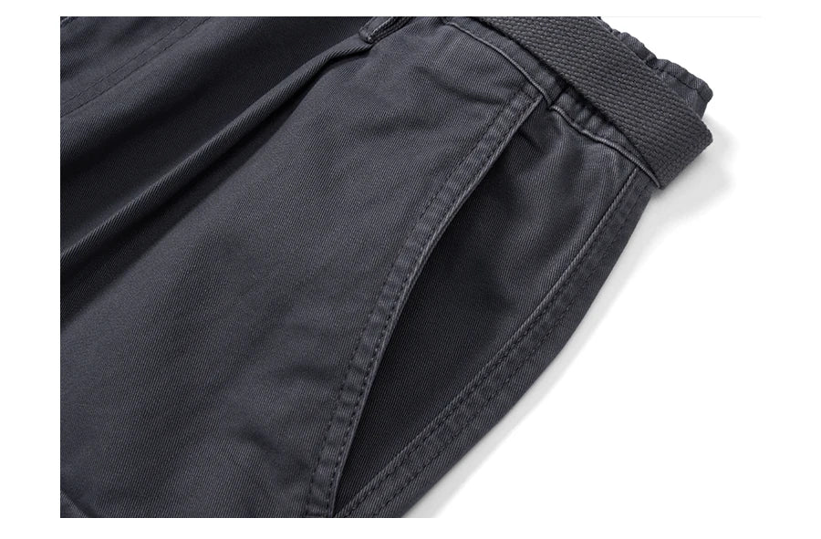 Cotton Loose Tapered Cargo Pants