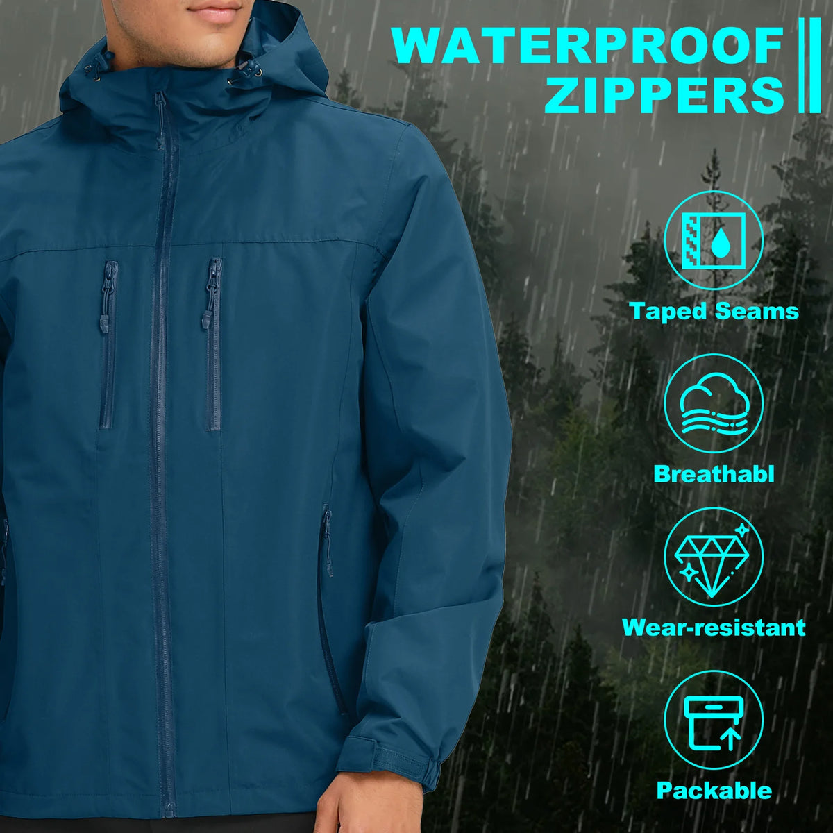 Waterproof  Lightweight Traveling Jacket