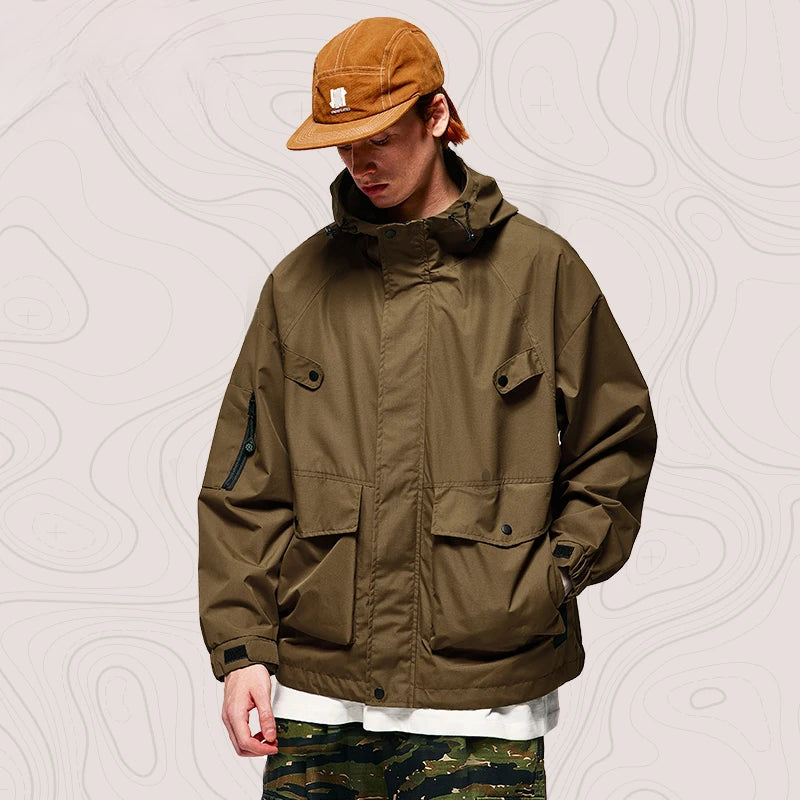 Uniesx Multi Pockets Cargo Jacket