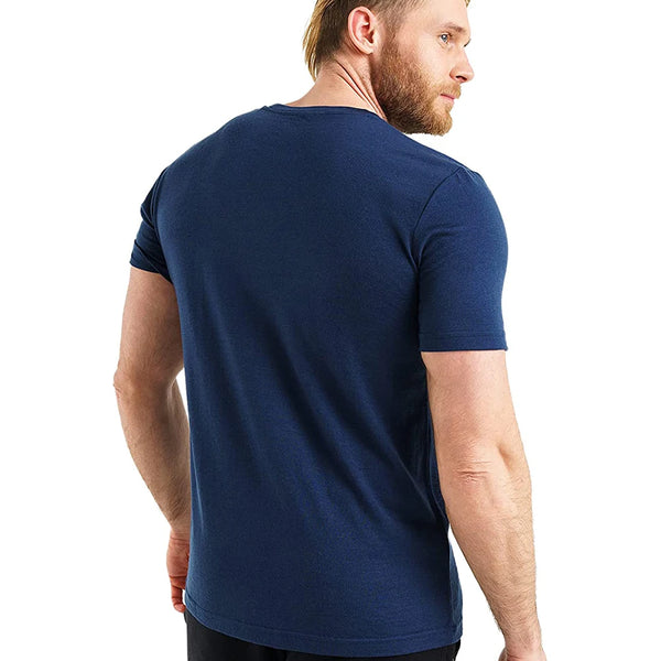 Merino Wool T-Shirt Men Short Sleeve