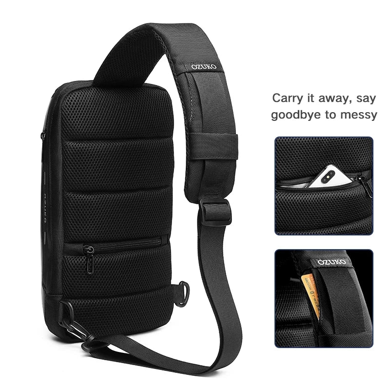 Anti-theft Shoulder Crossbody Waterproof backpack