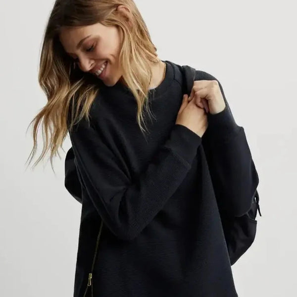 Women's Oversized Irregular Sweatshirt